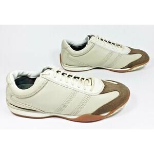 Rockport XCS Womens Size 7 M Fashion Sneakers Casual Shoes Beige Leather